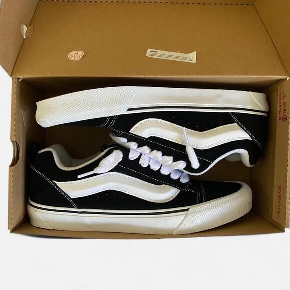 Vans knu skool black and white - size 11.5 M / 13 W US / 44.5 EU - Picture 3 of 7